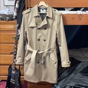 Medium Khaki/tan Topman trenchcoat